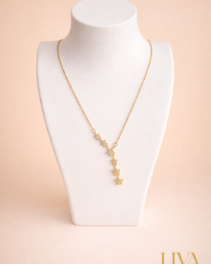 Yıldız Sallantılı Kolye – Gold